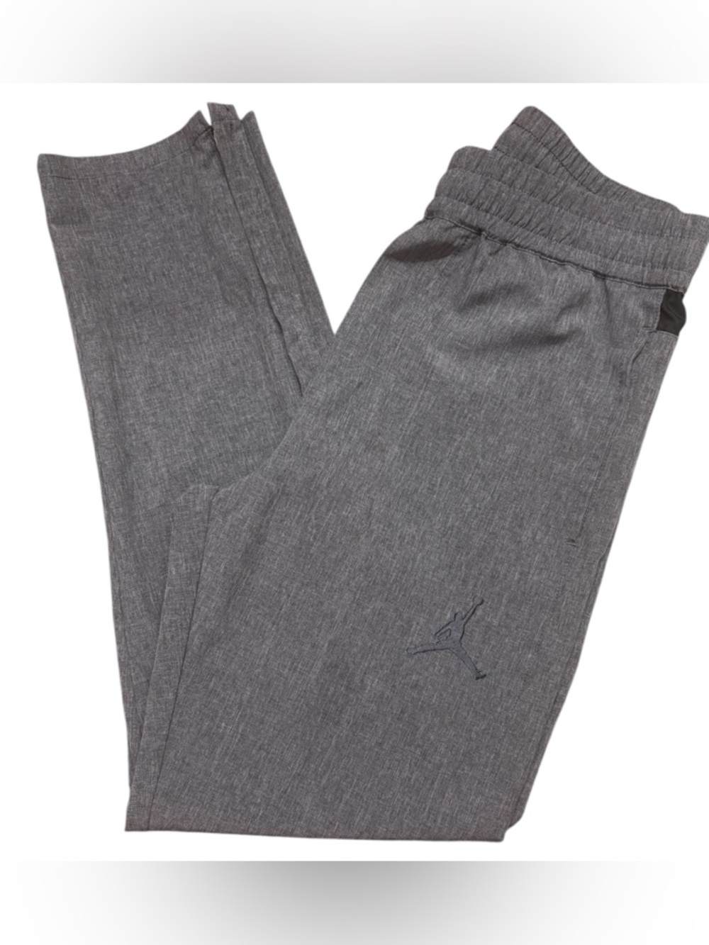 Jordan Youth Medium Gray Track Athletic Lightweight  Pants Boys 10-12
